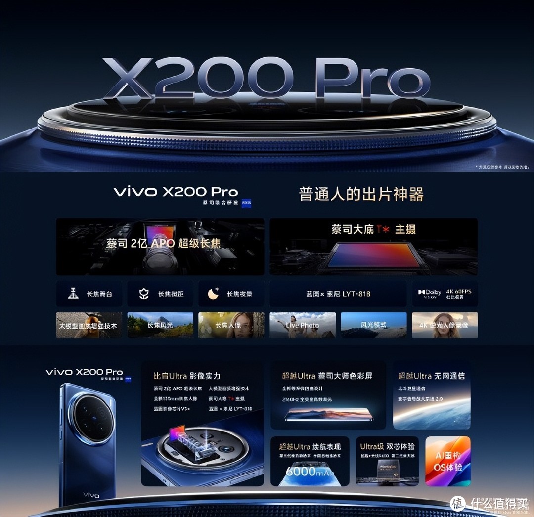 感受先进科技魅力！vivo X200系列开启预售，只要4299起